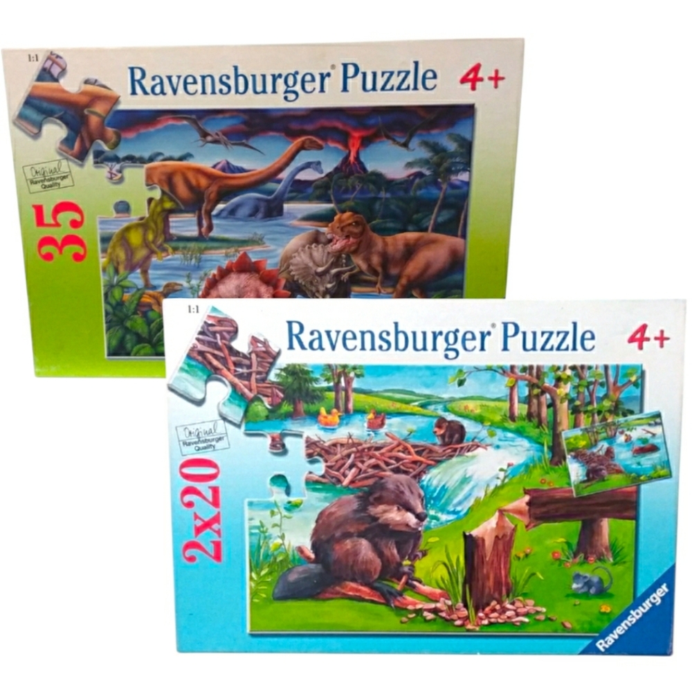 RAVENSBURGER - 2 Sets Kids Puzzles